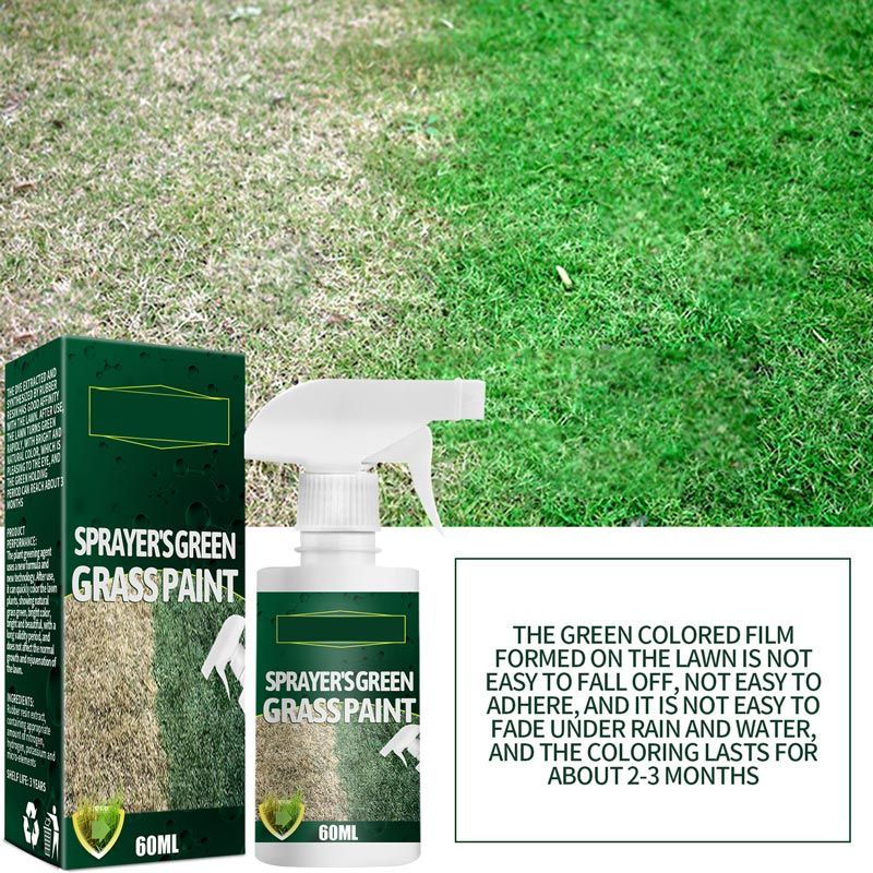 50% de réduction sur la peinture en spray Pousbo? Green Grass