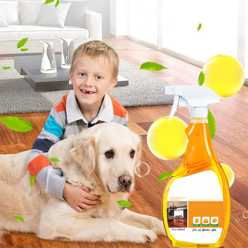 Copensunny? Cire d'abeille en spray pour parquet ScratchErase Nettoie, fait briller et élimine les rayures