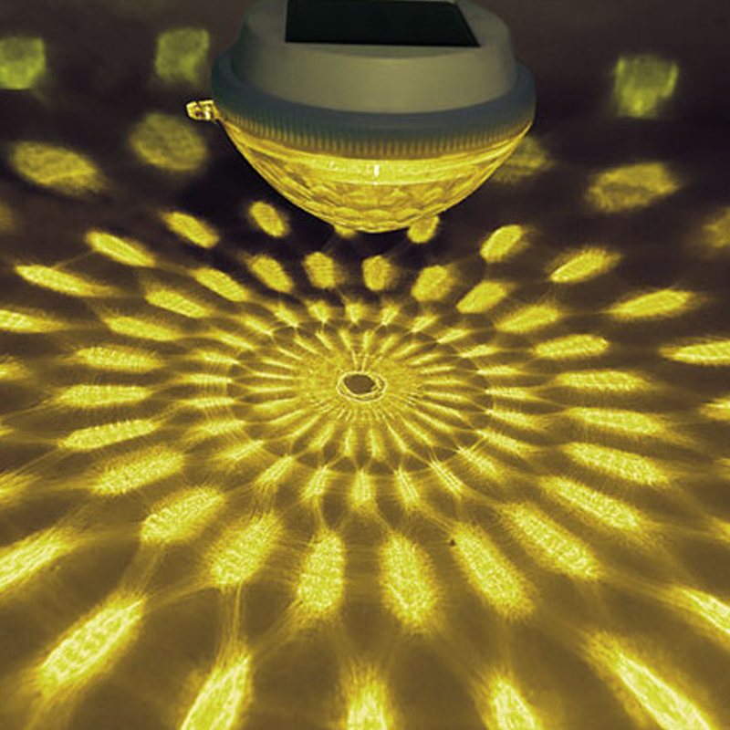 Lampe LED solaire flottante pour piscine