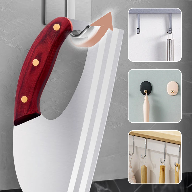 Couteau de cuisine ergonomique Conçu pour une prise en main vers l'avant, il permet de couper facilement les légumes et la viande. Un cadeau bien pensé pour les cuisiniers amateurs.