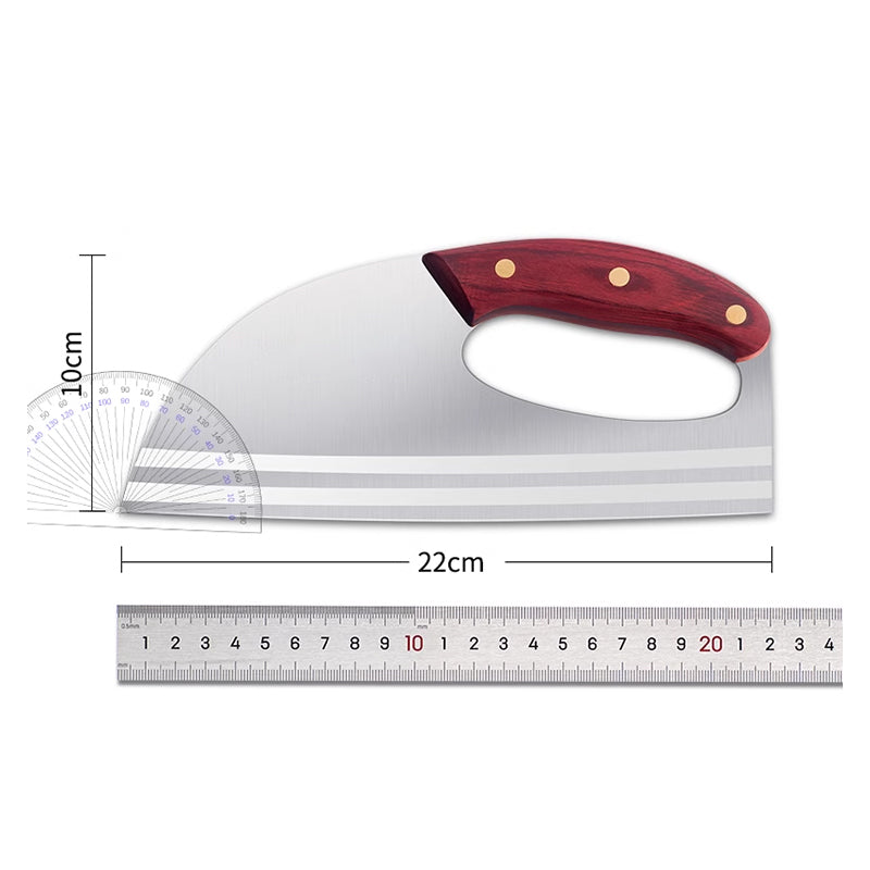 Couteau de cuisine ergonomique Conçu pour une prise en main vers l'avant, il permet de couper facilement les légumes et la viande. Un cadeau bien pensé pour les cuisiniers amateurs.