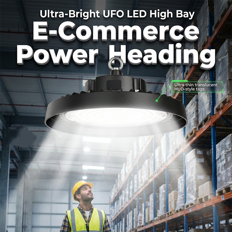 Lustre LED UFO High Bay éclairage puissant et durable