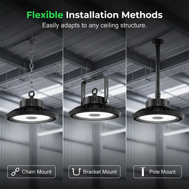 Lustre LED UFO High Bay éclairage puissant et durable