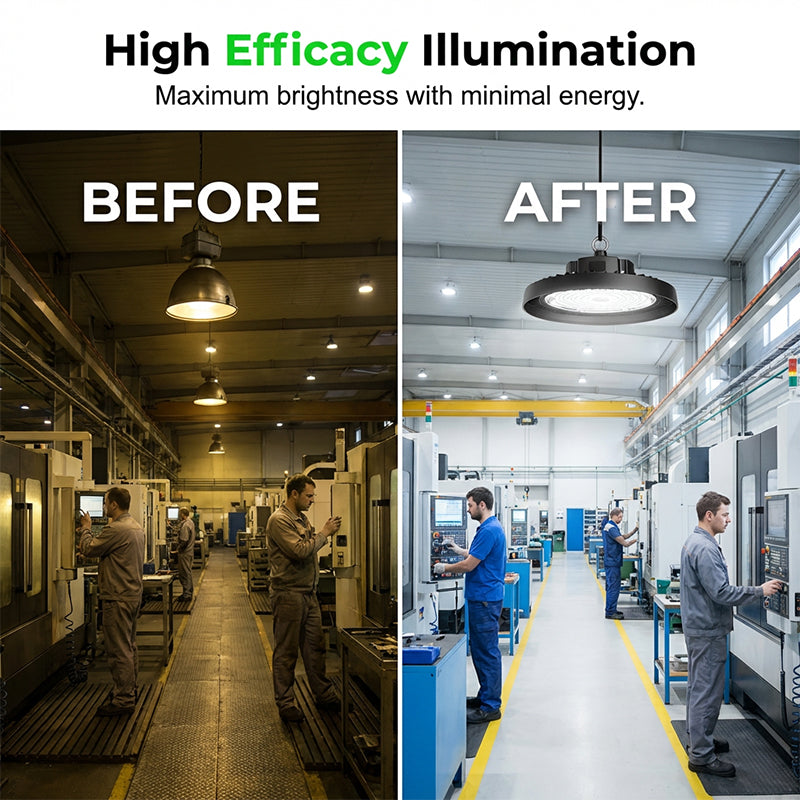 Lustre LED UFO High Bay éclairage puissant et durable