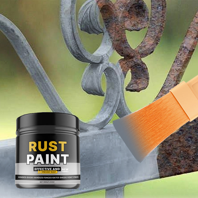 HOT SALE Peinture antirouille grise, imperméable, résistante aux UV et à l'usure, avec pinceau