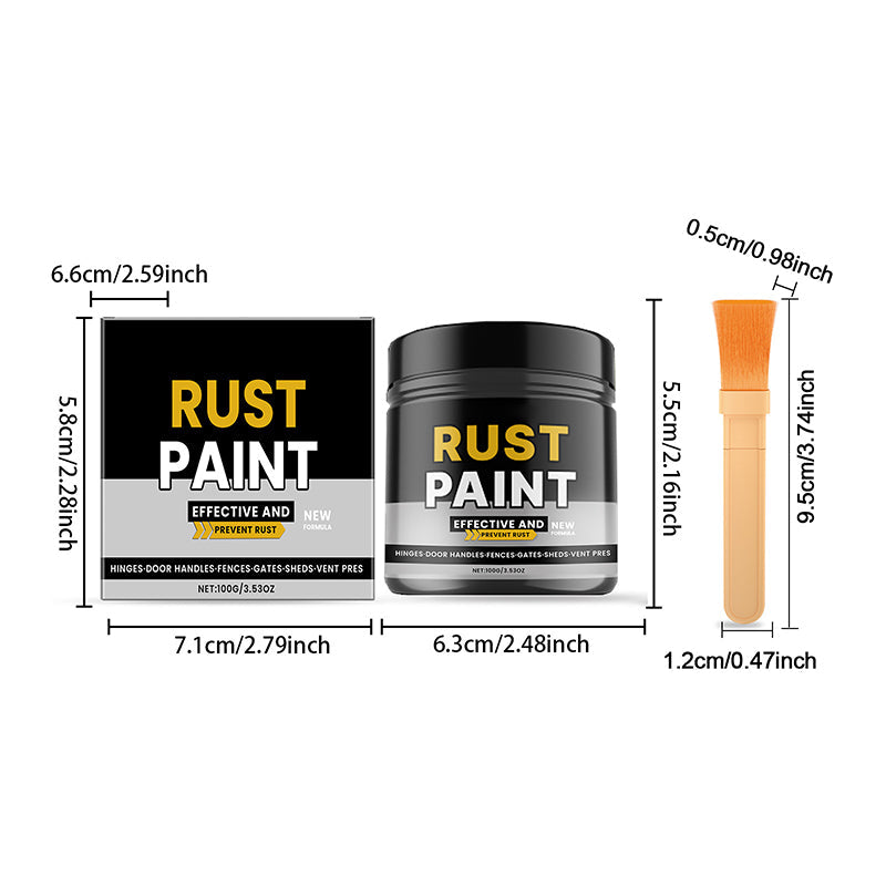 HOT SALE Peinture antirouille grise, imperméable, résistante aux UV et à l'usure, avec pinceau