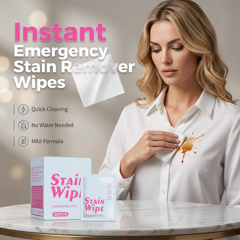 Lingettes détachantes nomades La tache ne fait pas le poids Zéro eau, zéro stress des vêtements impeccables où que vous soyez.