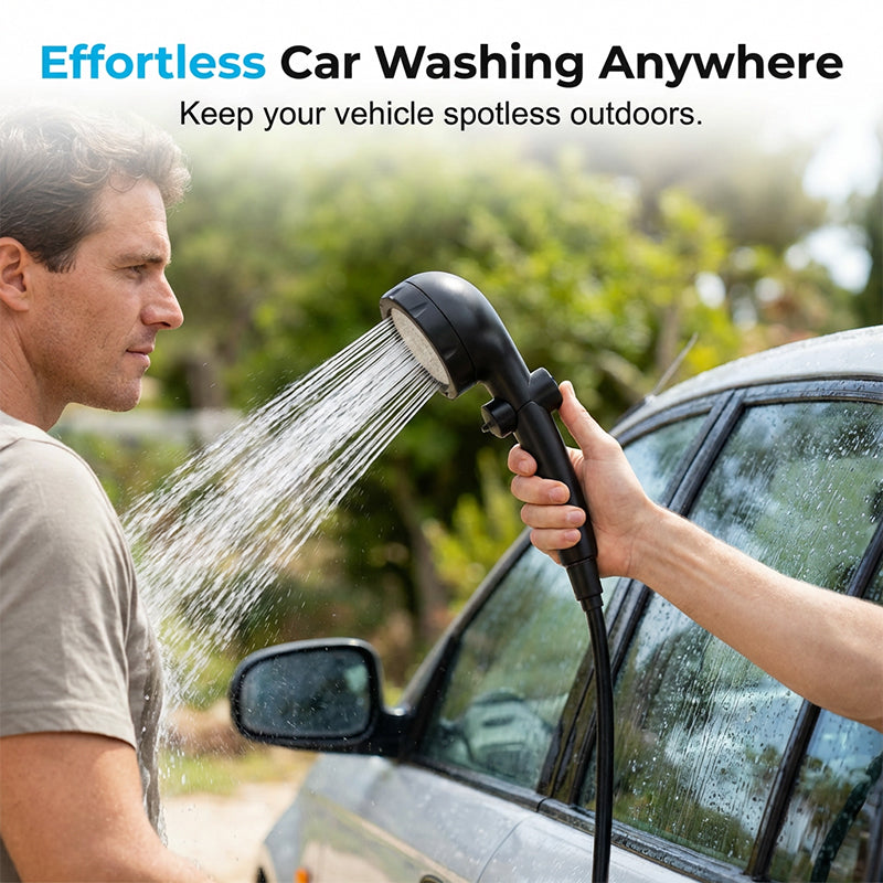 Smart Portable Shower Pump for Travel and Home