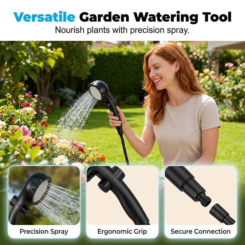 Smart Portable Shower Pump for Travel and Home