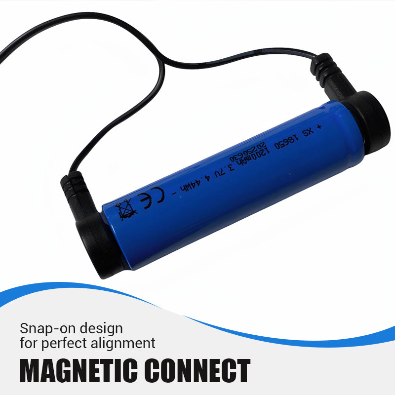 Magnetic charger for electric pistols