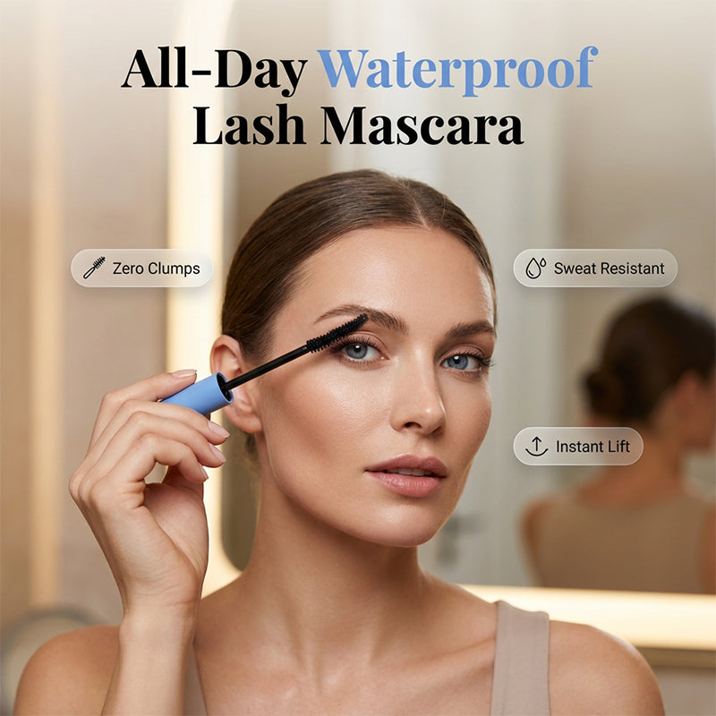 Long-lasting smudge-proof mascara
