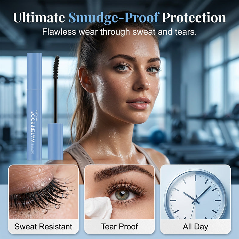 Long-lasting smudge-proof mascara