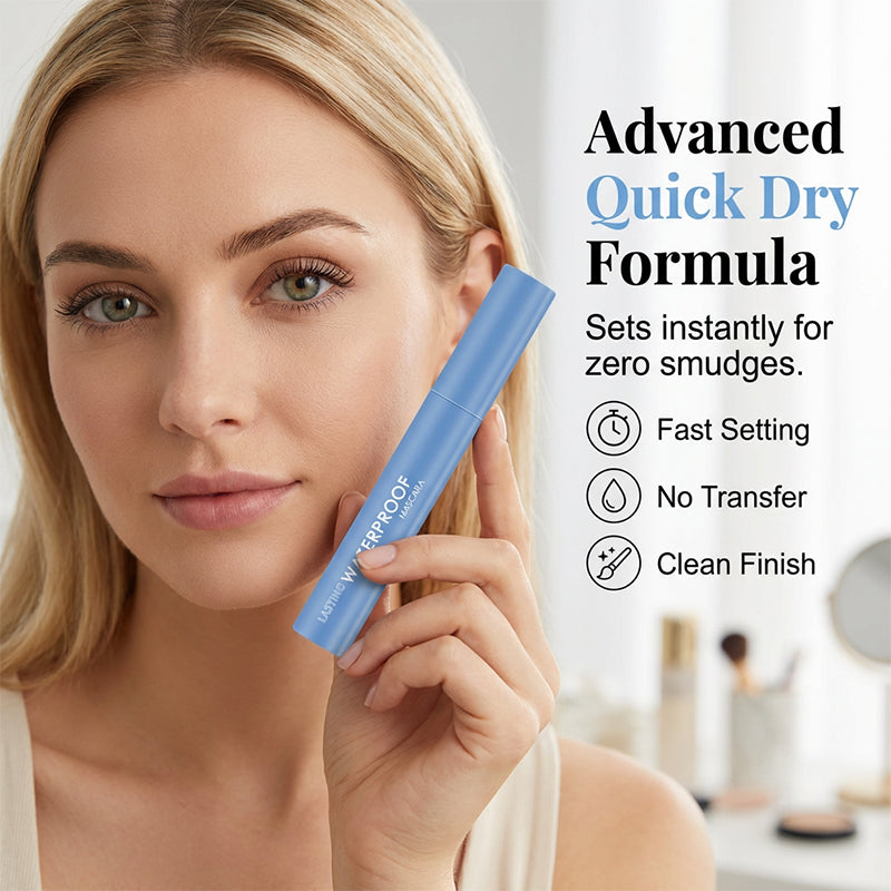 Long-lasting smudge-proof mascara