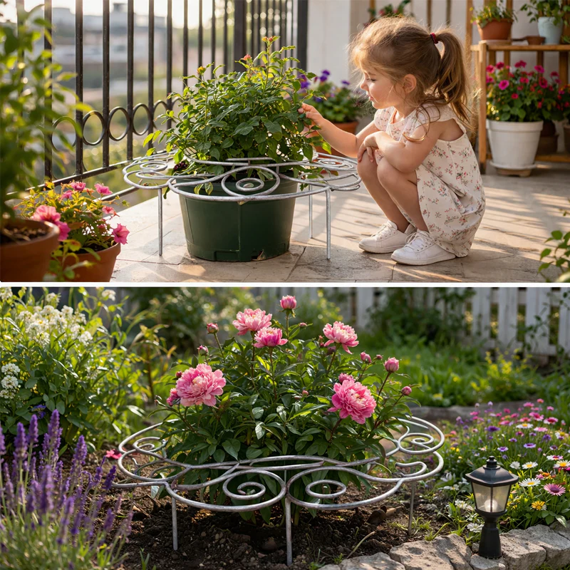 Un tuteur solide pour les fleurs