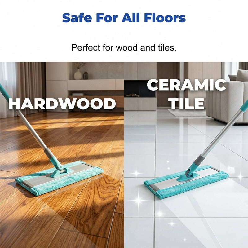Water-soluble floor cleaning wipes