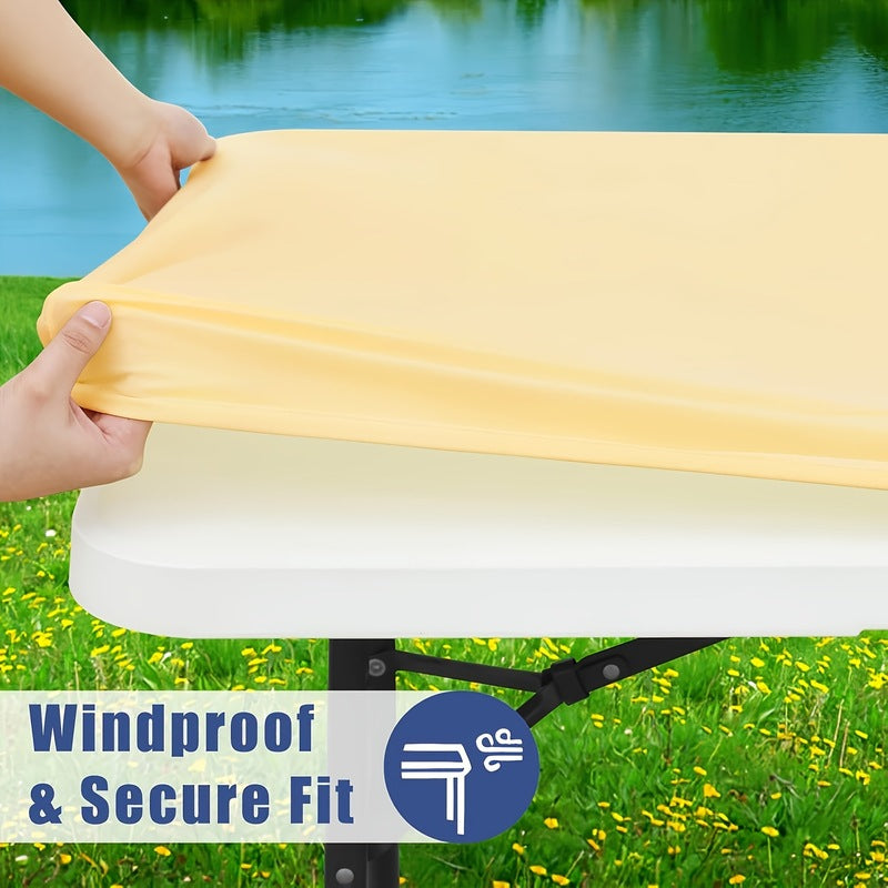 Housse de Table élastique en Spandex Rectangulaire et Carrée Universelle