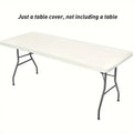 Housse de Table élastique en Spandex Rectangulaire et Carrée Universelle