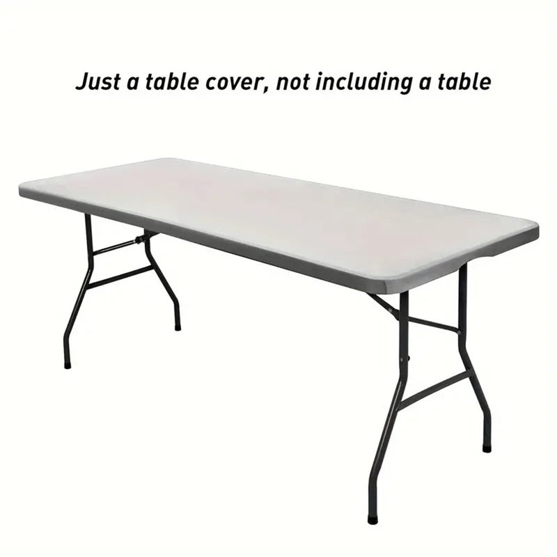 Housse de Table élastique en Spandex Rectangulaire et Carrée Universelle