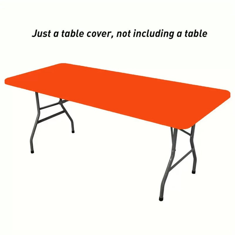 Housse de Table élastique en Spandex Rectangulaire et Carrée Universelle