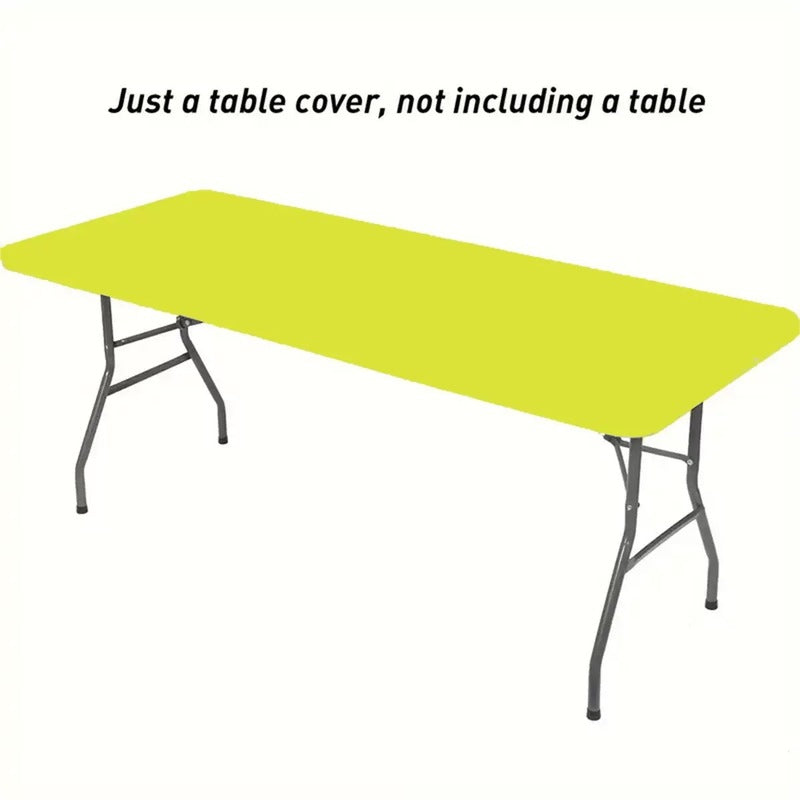 Housse de Table élastique en Spandex Rectangulaire et Carrée Universelle