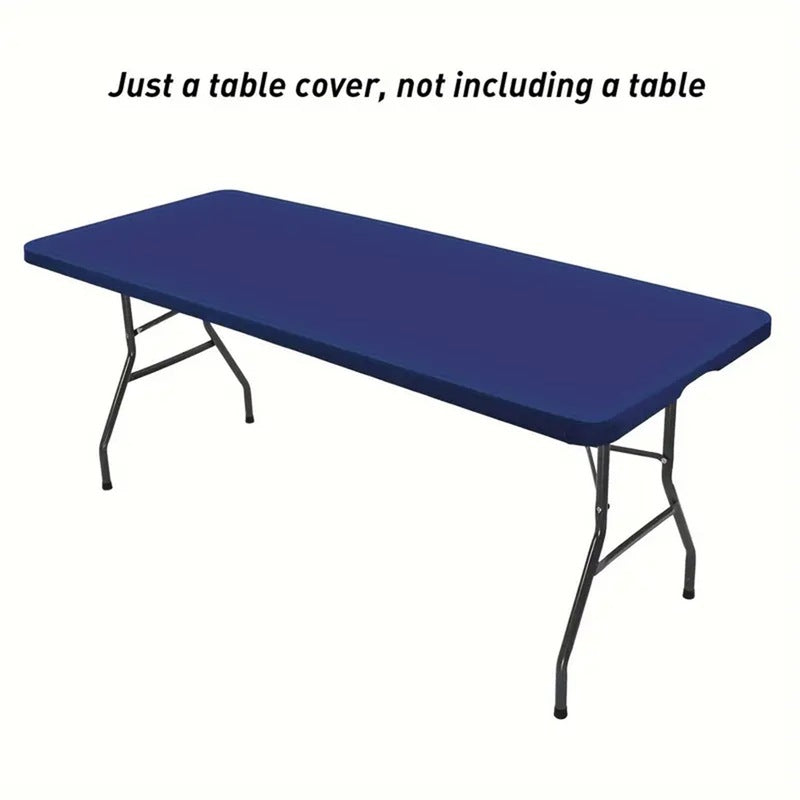 Housse de Table élastique en Spandex Rectangulaire et Carrée Universelle
