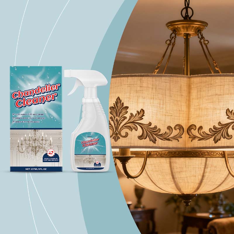 DE RDUCTION Nettoyant en spray pour luminaires | Élimine efficacement les taches Sans danger pour tous les matériaux, ne laisse aucun résidu Protège le métal de l'oxydation Convient aux lustres et aux luminaires décoratifs