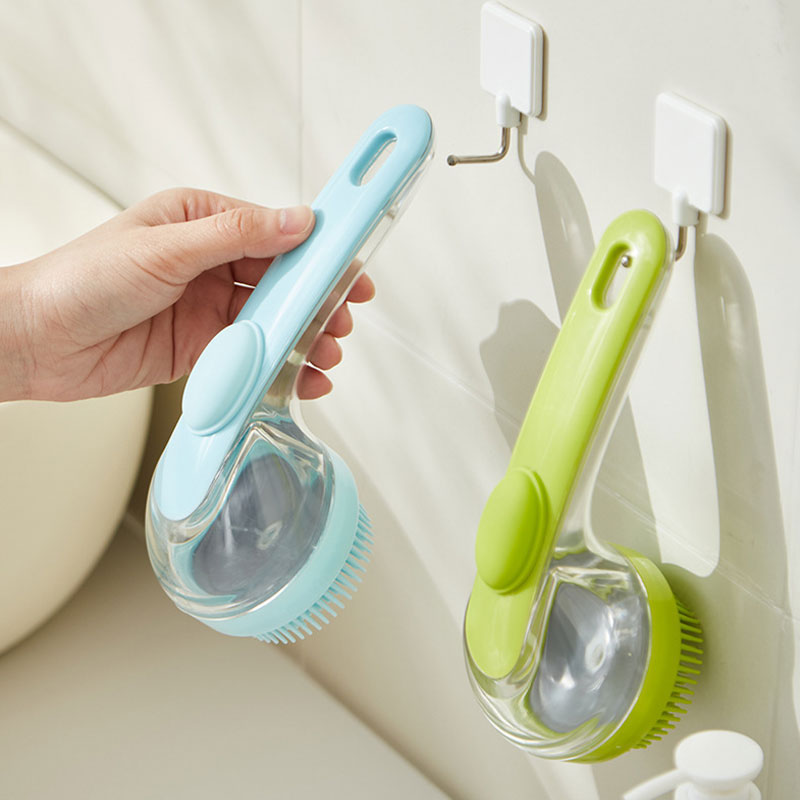 DE RDUCTION Brosse de bain pour animaux de compagnie avec long manche et distributeur de shampoing