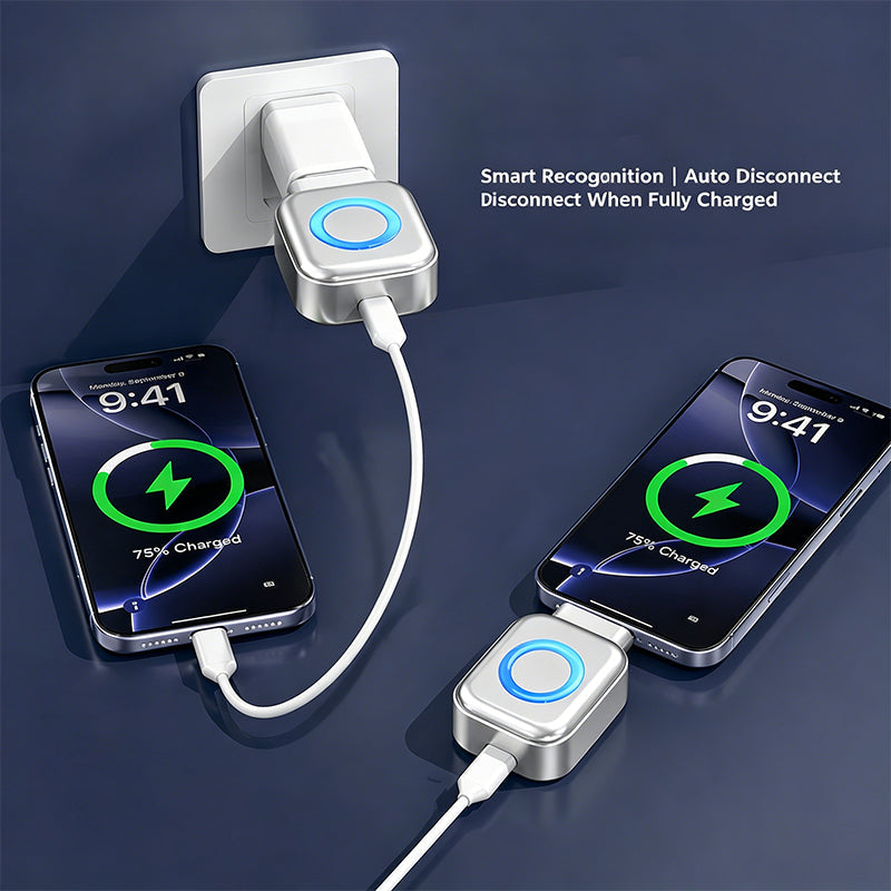 140W Fast Charger with Automatic AI Shutdown USB-C PD 3.1, Smart Protection, Indicator Light, Compatible with iPhone, MacBook, Tablets