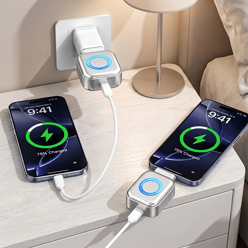 140W Fast Charger with Automatic AI Shutdown USB-C PD 3.1, Smart Protection, Indicator Light, Compatible with iPhone, MacBook, Tablets