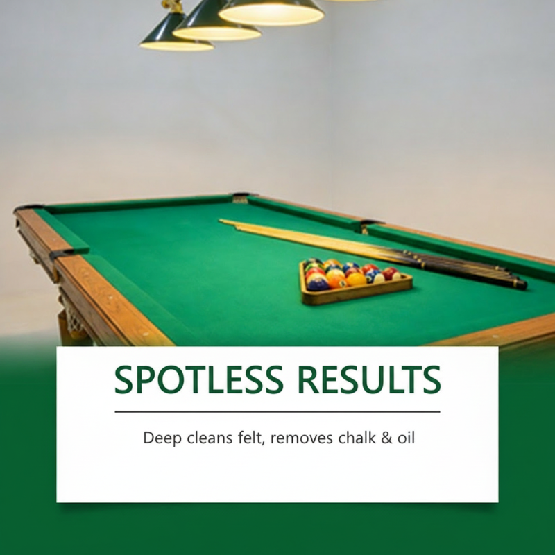 Mousse nettoyante à séchage rapide pour tapis de billard