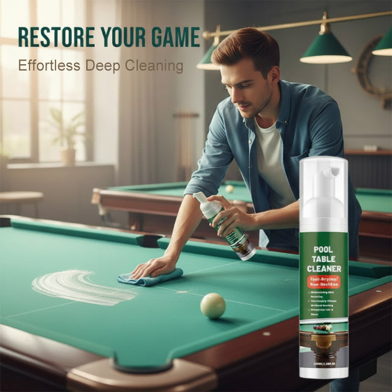 Mousse nettoyante à séchage rapide pour tapis de billard