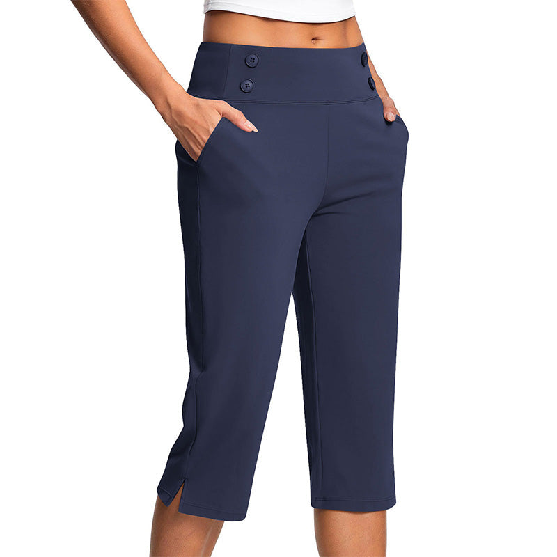 Pantalon de yoga galbant élégant