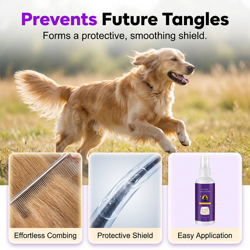 Démêlant en spray pour chiens et chats