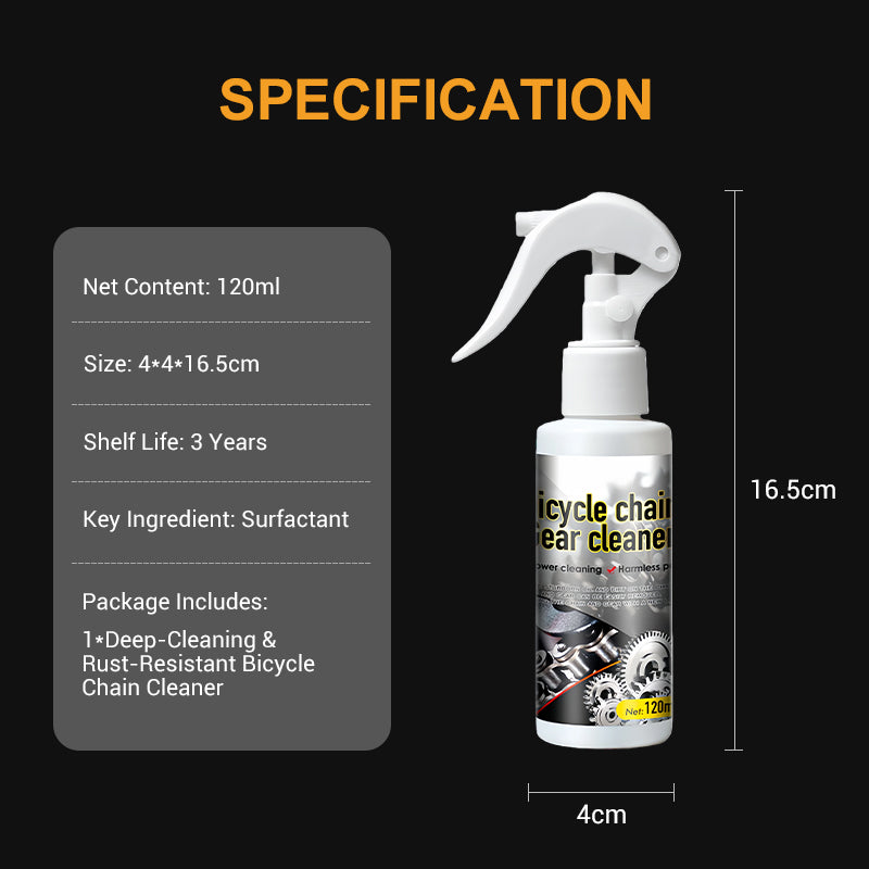 Deep cleaning and anti-rust bike chain cleaner