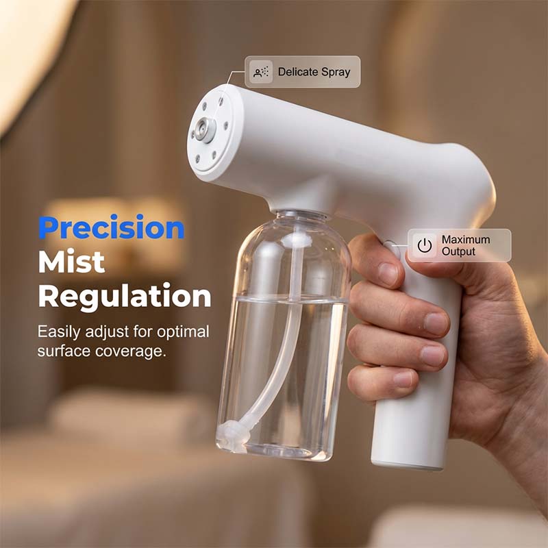 WIRELESS NANO ATOMIZER Contactless disinfection, blue light For home, office, and car