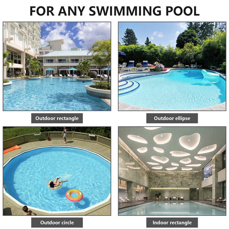 28W Cordless Pool Robot with High Suction Power, Smart Navigation, One-Button Start, Removable Filter Basket