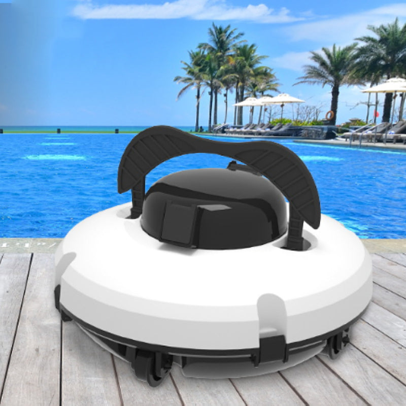 28W Cordless Pool Robot with High Suction Power, Smart Navigation, One-Button Start, Removable Filter Basket