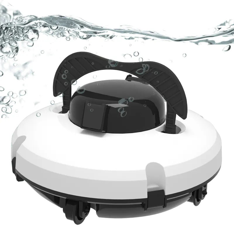 28W Cordless Pool Robot with High Suction Power, Smart Navigation, One-Button Start, Removable Filter Basket