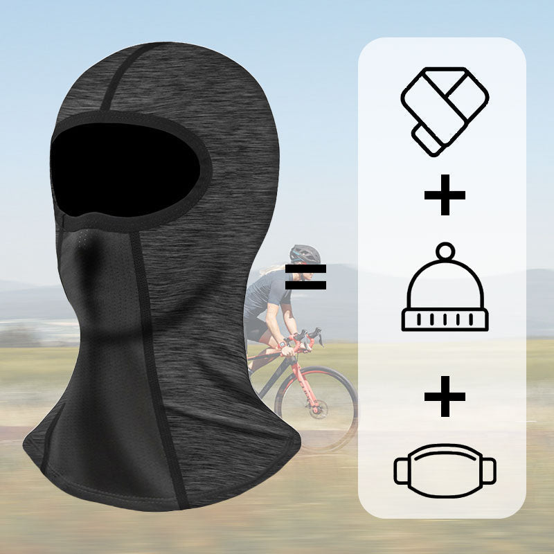 Masque Sportif Intégral Coupe-Vent, Anti-UV & Respirant Vélo, Moto, Randonnée