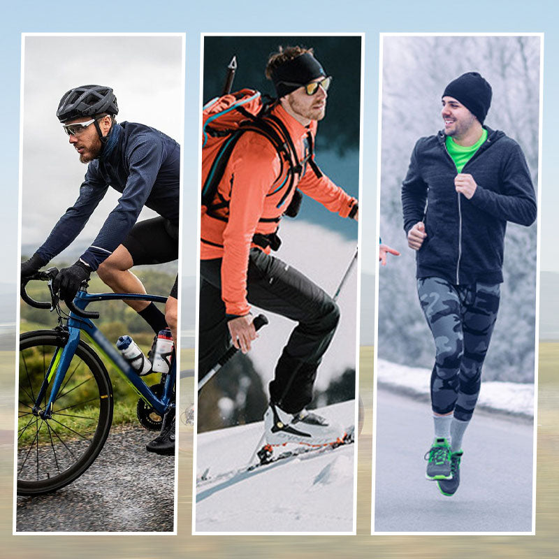 Masque Sportif Intégral Coupe-Vent, Anti-UV & Respirant Vélo, Moto, Randonnée