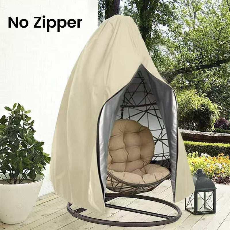Housse de protection robuste et imperméable pour chaise œuf suspendue - Résistante aux UV, en tissu Oxford, avec fermeture éclair