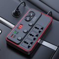 Multi-functional Car Charger | AC Outlets + Fast-Charging USB Ports