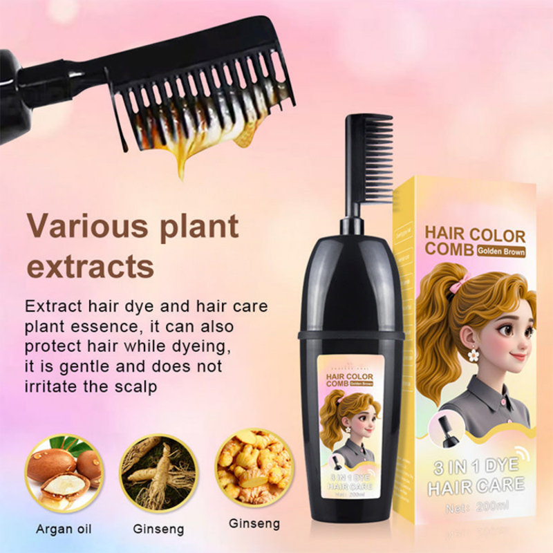 3-in-1 coloring comb