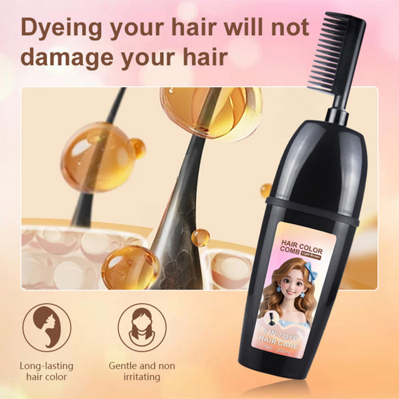 3-in-1 coloring comb