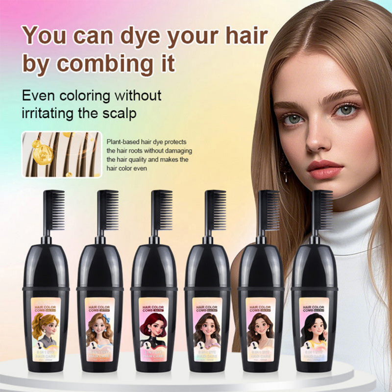 3-in-1 coloring comb