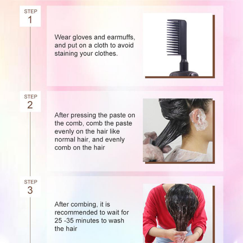 3-in-1 coloring comb