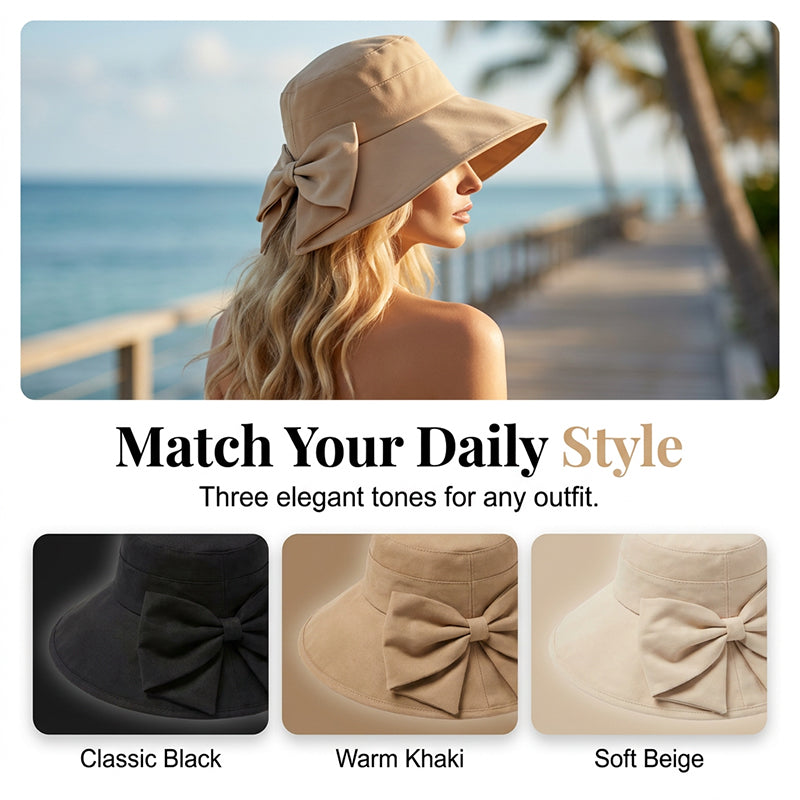 LIMITE 50% DE RÉDUCTION Chapeau de Soleil Femme à Bords Extra Larges, Couverture 360°, Flexible