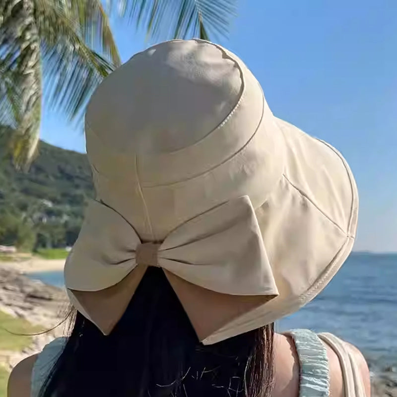 LIMITE 50% DE RÉDUCTION Chapeau de Soleil Femme à Bords Extra Larges, Couverture 360°, Flexible