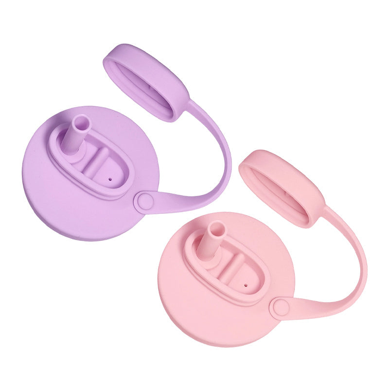 Égayez votre printemps avec un couvercle de canette en silicone avec paille, anti-déversement pour les canettes de boisson standard