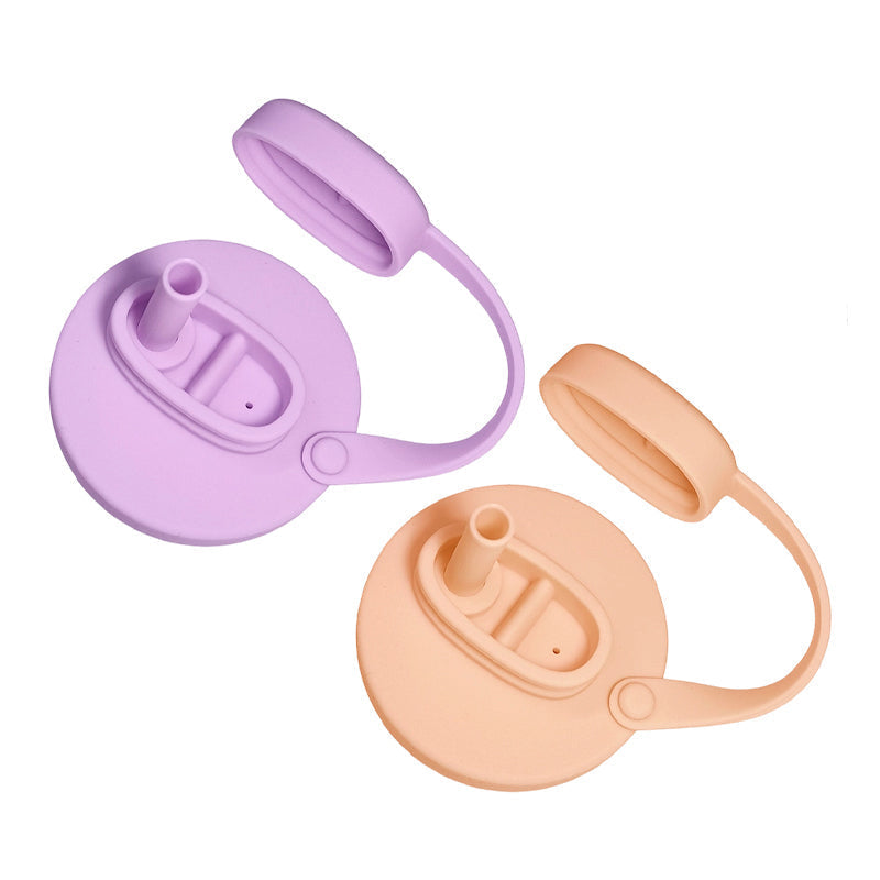 Égayez votre printemps avec un couvercle de canette en silicone avec paille, anti-déversement pour les canettes de boisson standard